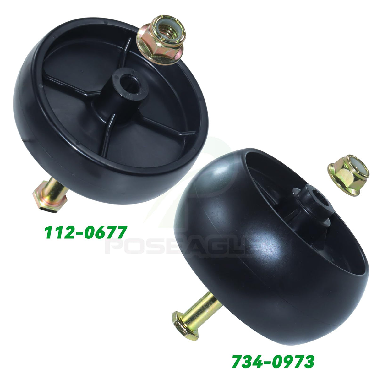 POSEAGLE compatible MTD and Cub Cadet deck wheels