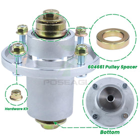 POSEAGLE compatible with Hustler Raptor SD 54-inch variants for secure deck operation.