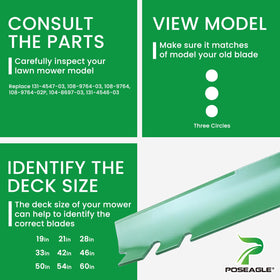 POSEAGLE blade with protective paint to reduce rust risk during handling