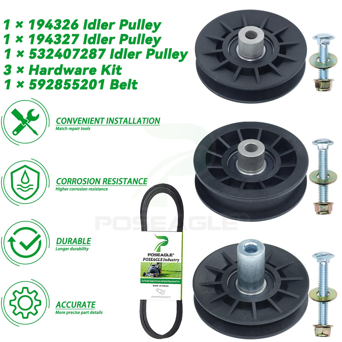 POSEAGLE Snapper compatibility supports quick maintenance tasks.