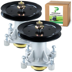 POSEAGLE spindle assembly 2-pack for reliable mower upgrades and easy replacements.