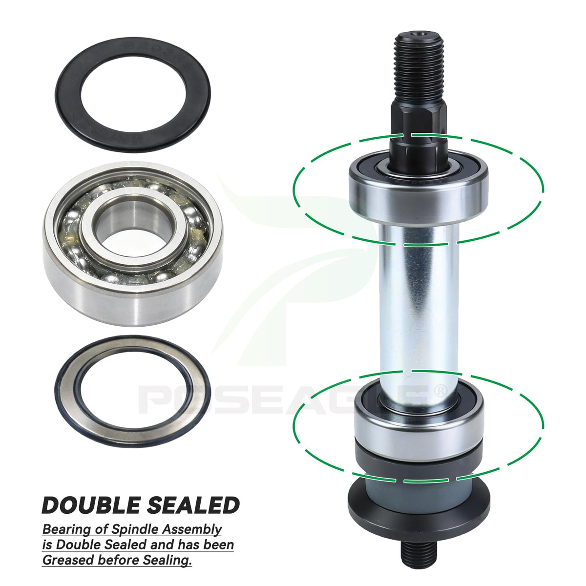 POSEAGLE Z225 deck installation view demonstrates easy replacement
