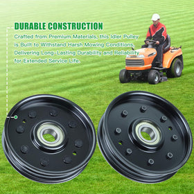 Works well with classic lawn tractors for reliable belt operation