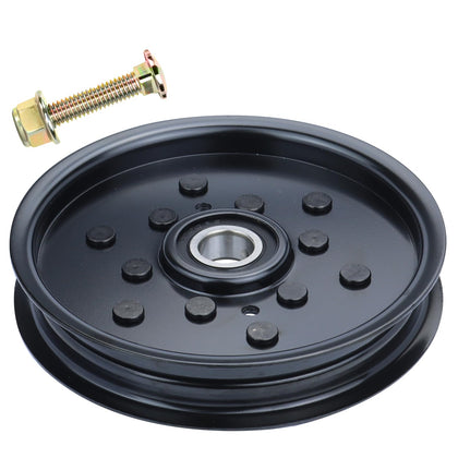 POSFLAG AUC16698 idler pulley front view for John Deere tractors, reliable replacement option.