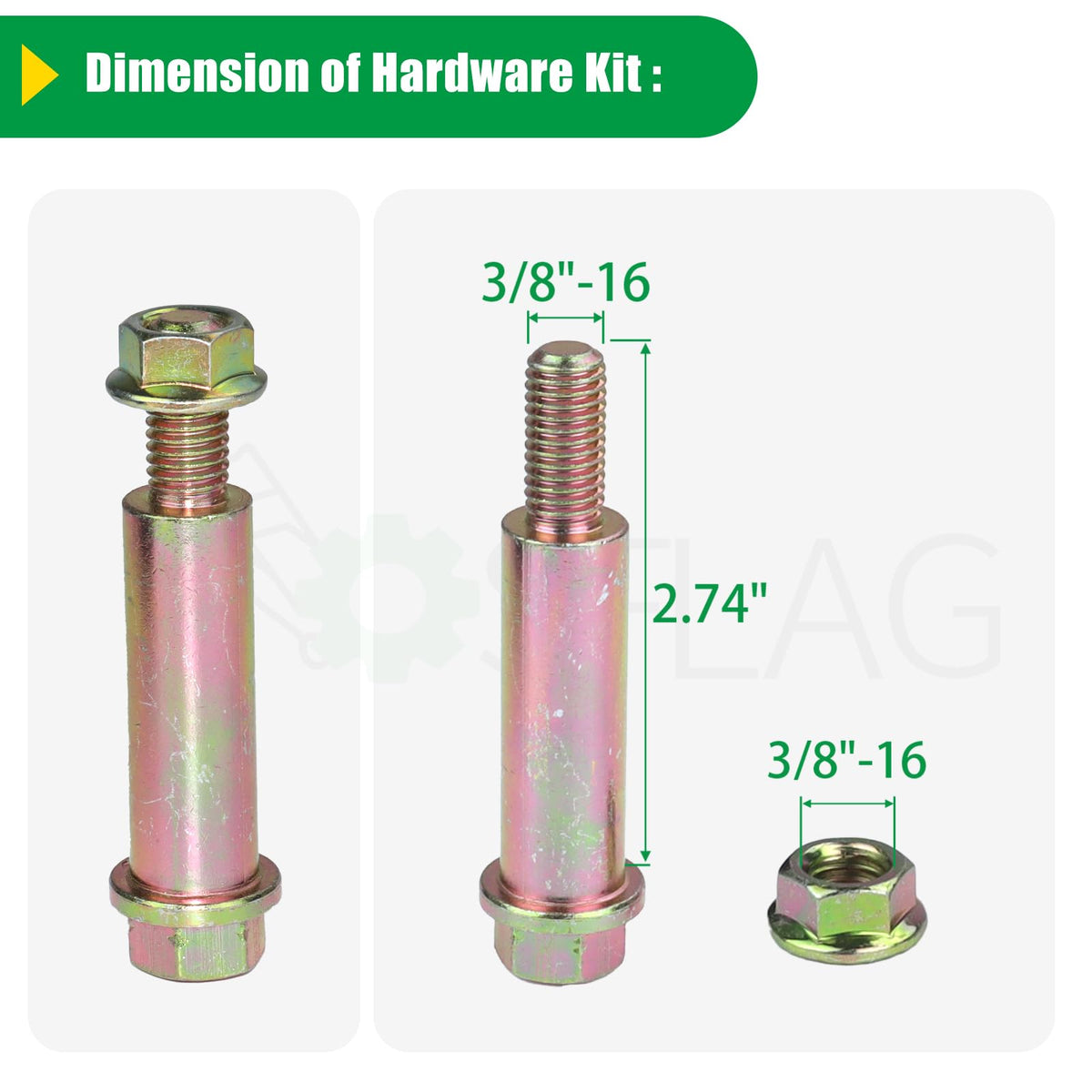 POSFLAG GX10168 fits John Deere 100-series tractors for reliable compatibility.