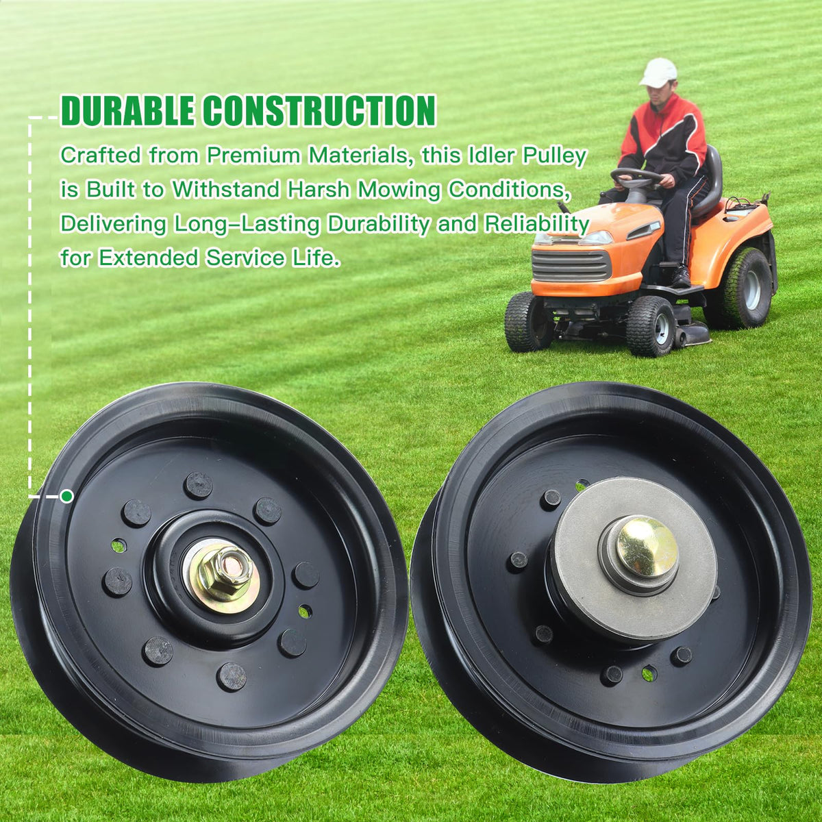 POSFLAG Husqvarna Z-series compatible idler, broad fit for multiple Z models.