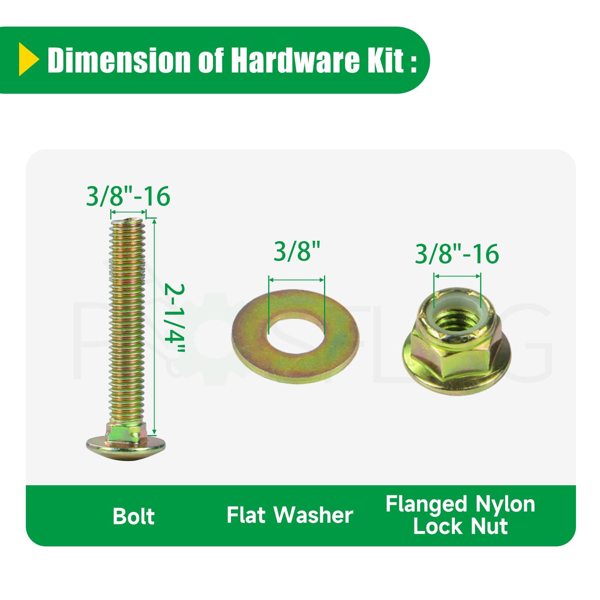 POSFLAG idler pulley on a mower deck illustrating strain-free belt routing.