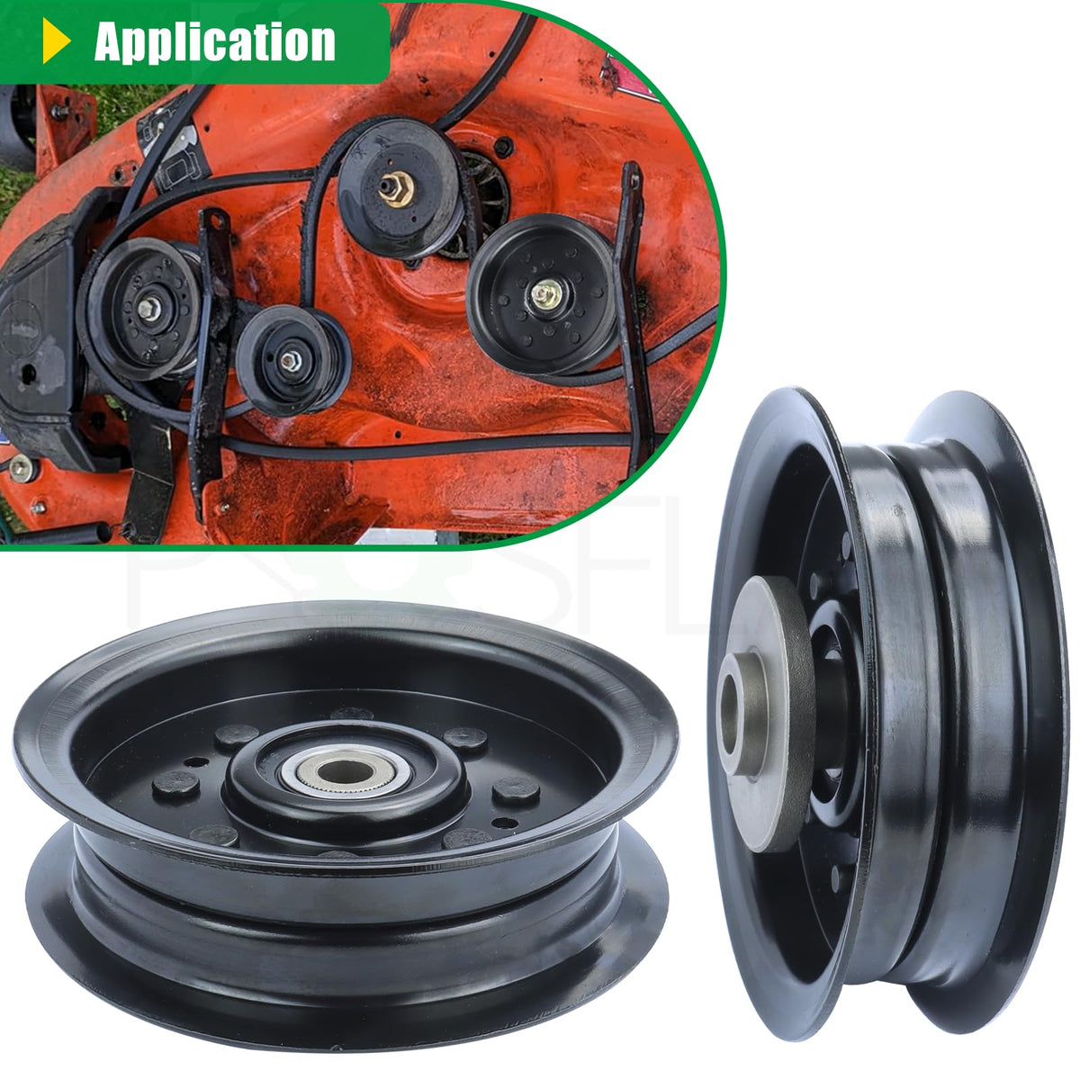 POSFLAG replacement part for Craftsman and Husqvarna equipment, backed by strong materials.