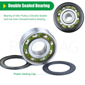POSFLAG YTH-series compatible idler for reliable drive on lawn tractors.