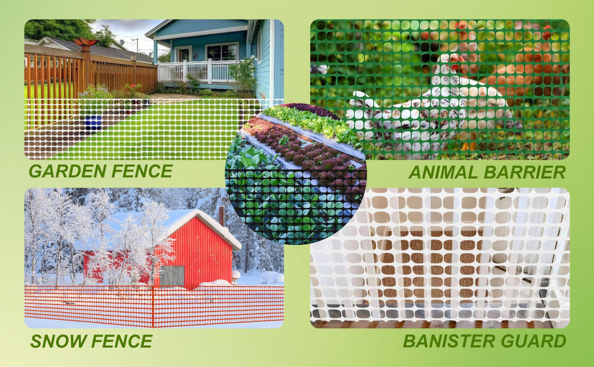 PotatoLife fence in garden use illustrates animal barriers and vegetable safety
