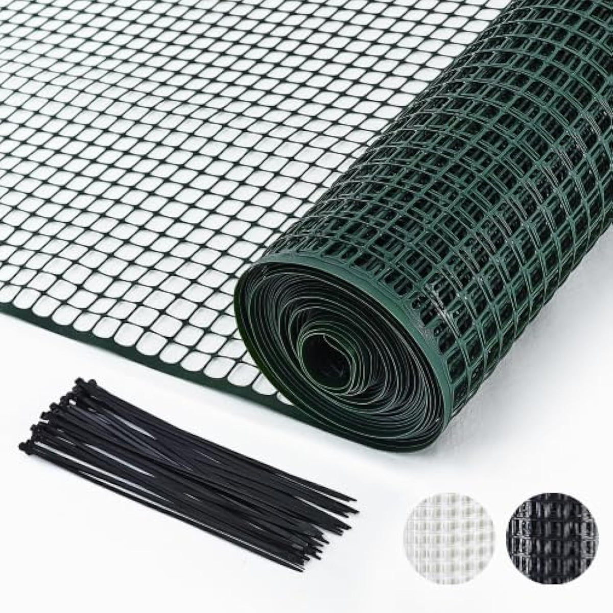 PotatoLife garden netting mesh closeup shows durable UV-protected material for outdoor use.