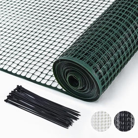 PotatoLife garden netting mesh closeup shows durable UV-protected material for outdoor use.