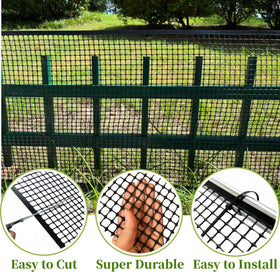 PotatoLife garden fence shields plants while allowing sunlight and airflow.