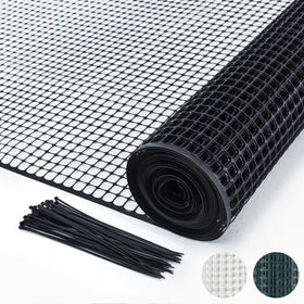 PotatoLife mesh netting roll for quick temporary fencing and barrier setups.