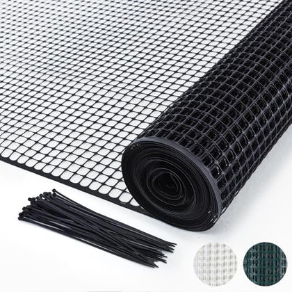 PotatoLife mesh netting roll for quick temporary fencing and barrier setups.