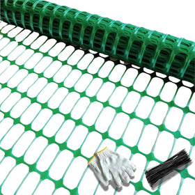 PotatoLife plastic mesh fence roll 40x100 ft enables quick, reusable temporary fencing.