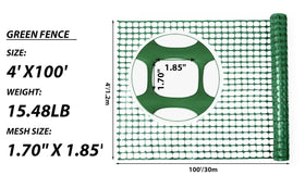 PotatoLife snow fencing mesh roll designed to endure winter weather