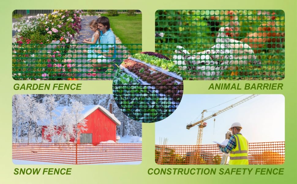PotatoLife UV-resistant mesh fence stands up to outdoor use