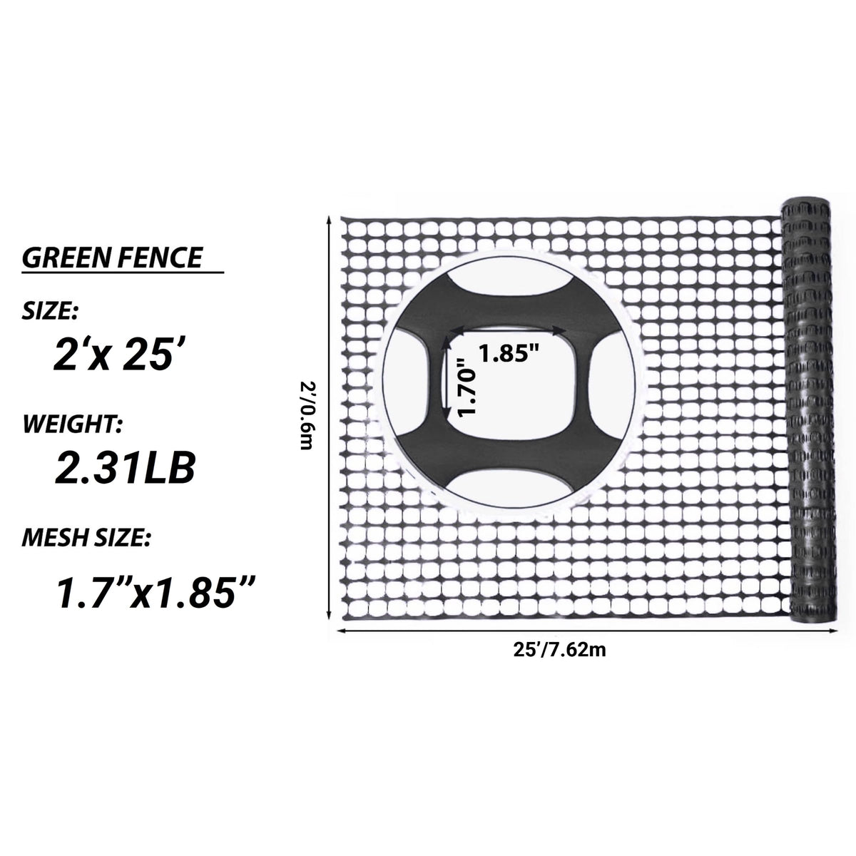 PotatoLife 50 zip ties for secure, temporary barrier setup