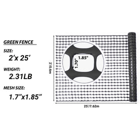 PotatoLife 50 zip ties for secure, temporary barrier setup