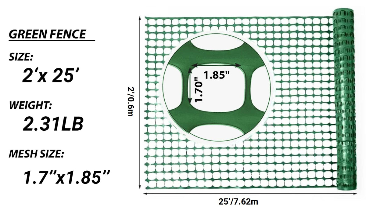 PotatoLife zip ties help secure the fence fast and cleanly.