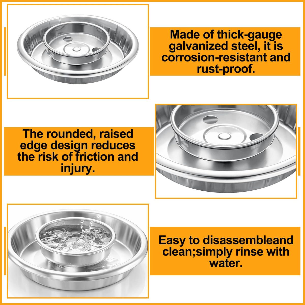 Potchen mason-jar compatible waterer base simplifies gravity feeding.