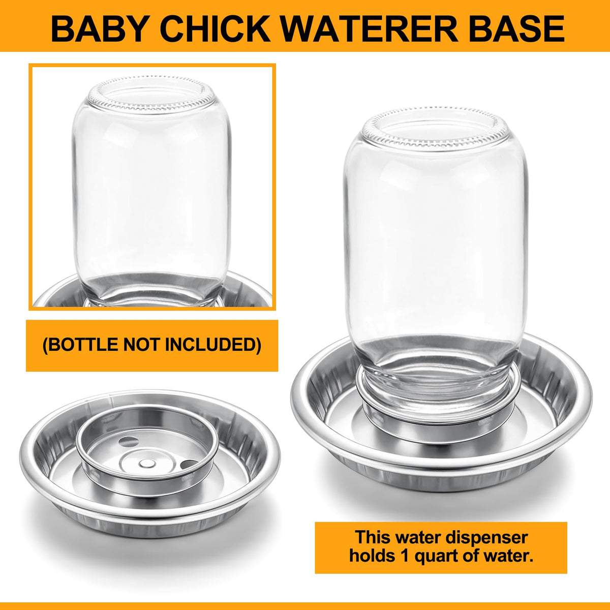 Potchen safe chick-friendly design with smooth edges reduces nibbling injuries.