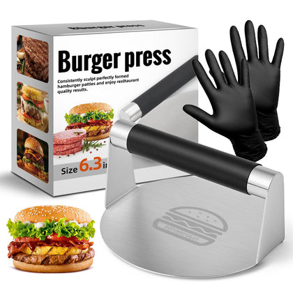 POTIANFUGUI 304 stainless burger press for evenly formed patties