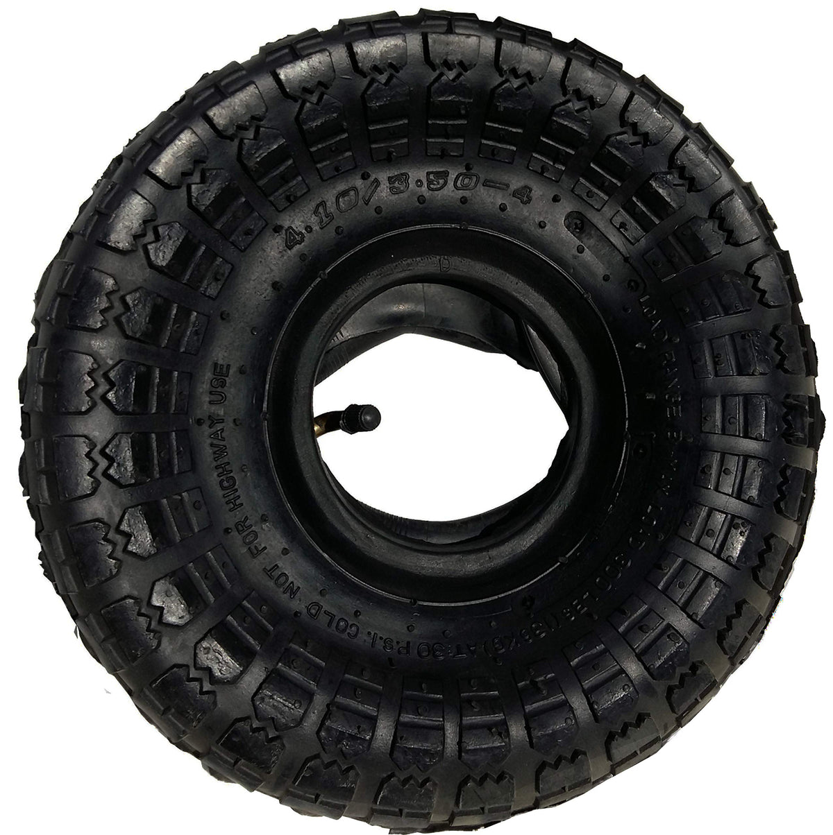 Potreba heavy-duty tread provides confident traction on gravel and grass.