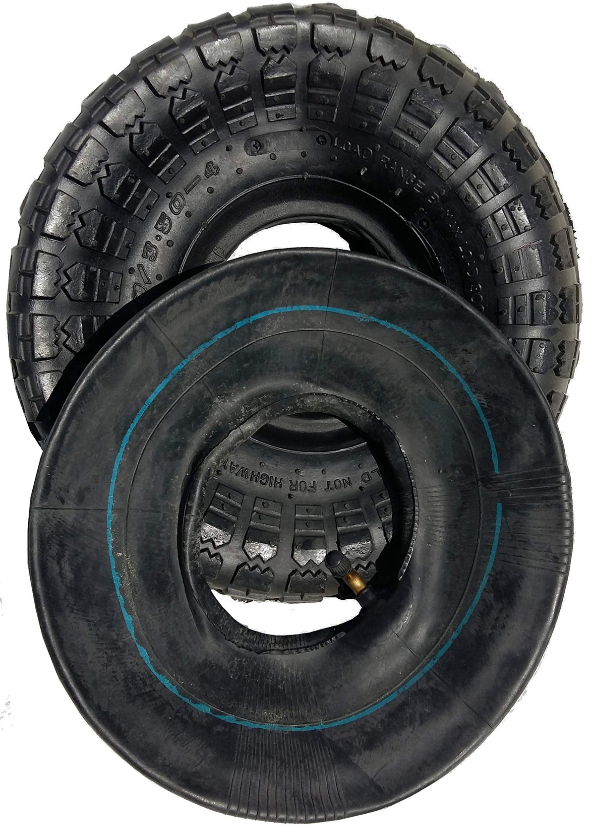Potreba 10-inch wheel set is easy to mount without specialized tools.