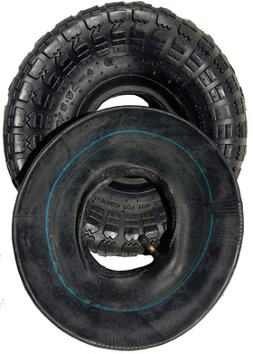 Potreba 10-inch wheel set is easy to mount without specialized tools.