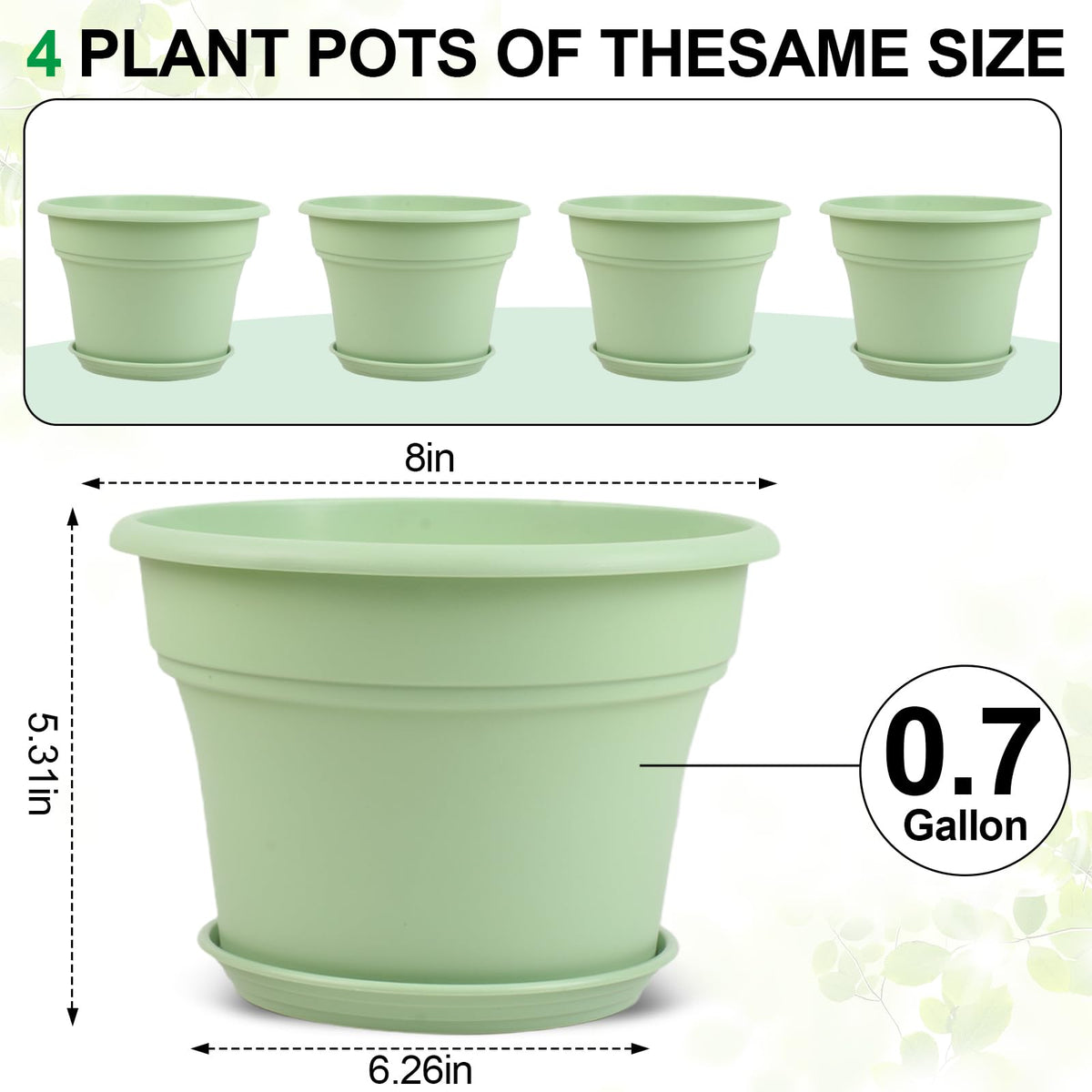 Pottiffe indoor outdoor planter with rolled rim for easy lifting.