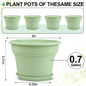 Pottiffe indoor outdoor planter with rolled rim for easy lifting.