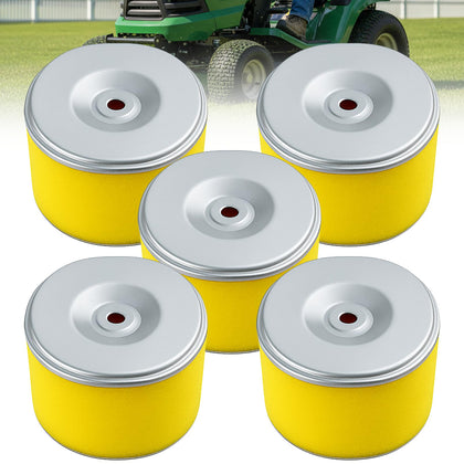 Poweka 5-pack air filters for 17210-ZE3-010, ready for GX340/GX390 engines.
