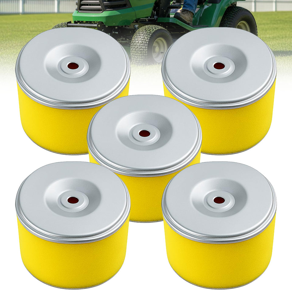 Poweka 5-pack air filters for 17210-ZE3-010, ready for GX340/GX390 engines.