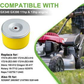 Poweka air filter installation, quick and simple replacement process.