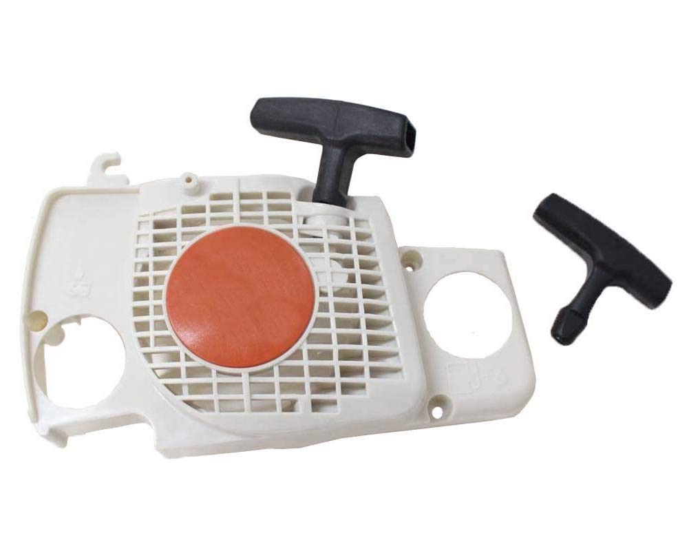 Poweka pull starter in use supports reliable starts.