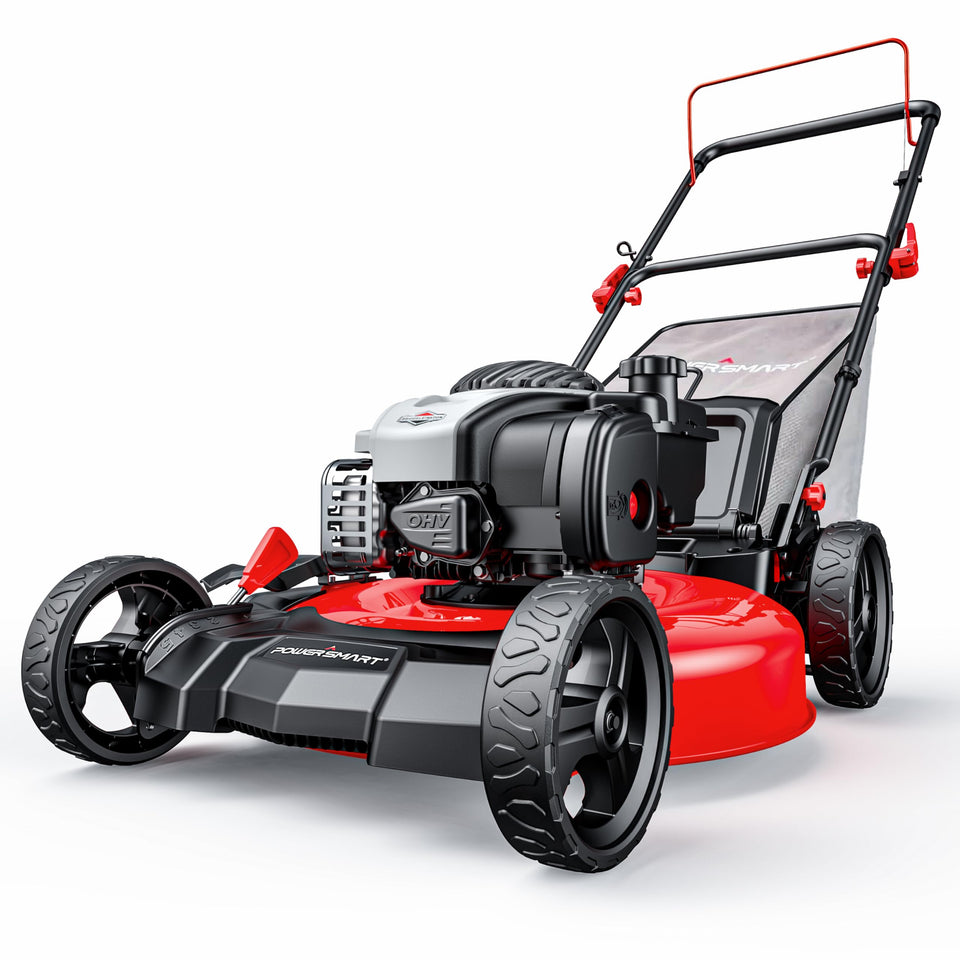 PowerSmart 21-inch mower engine delivers reliable starts and strong torque for effortless cuts.