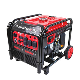 PowerSmart 7000-watt open-frame generator front view for reliable home backup power