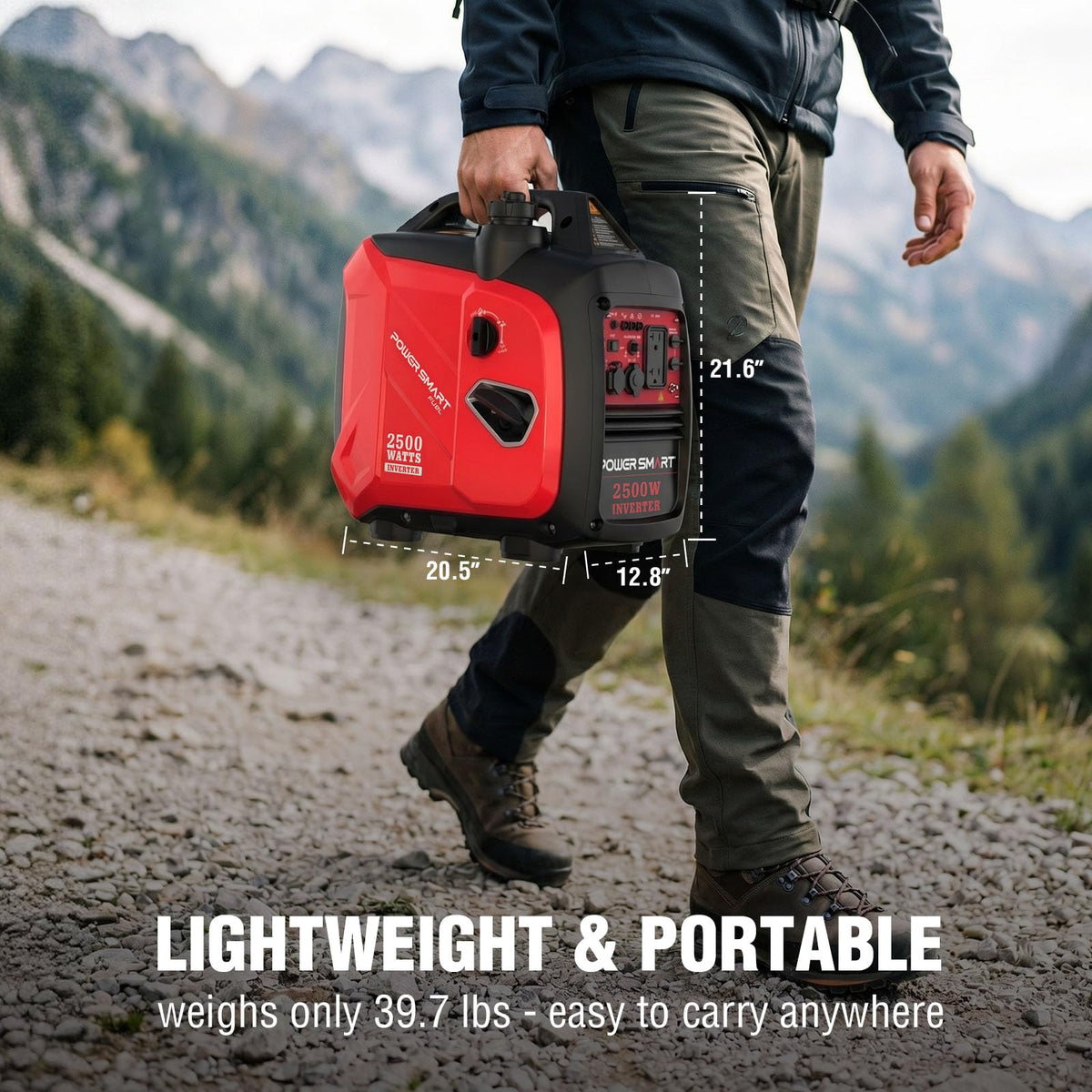 PowerSmart HB5020 quiet operation at 69dB from a distance.