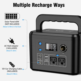 Powkey R350 260Wh battery pack highlights compact energy storage.