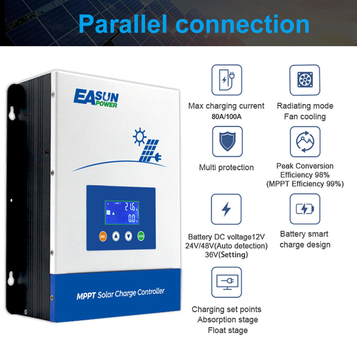 Powland battery compatibility includes lead-acid and lithium chemistries