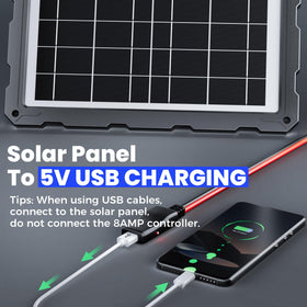 POWOXI external 3-stage PWM controller provides efficient battery maintenance