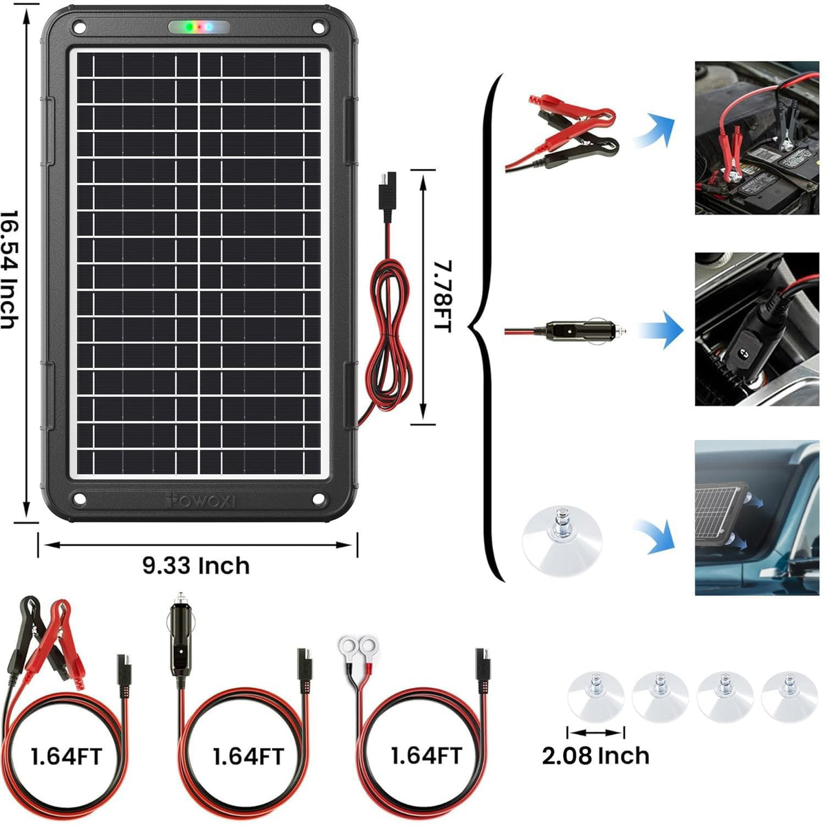 POWOXI kit includes components for simple installation and quick setup.