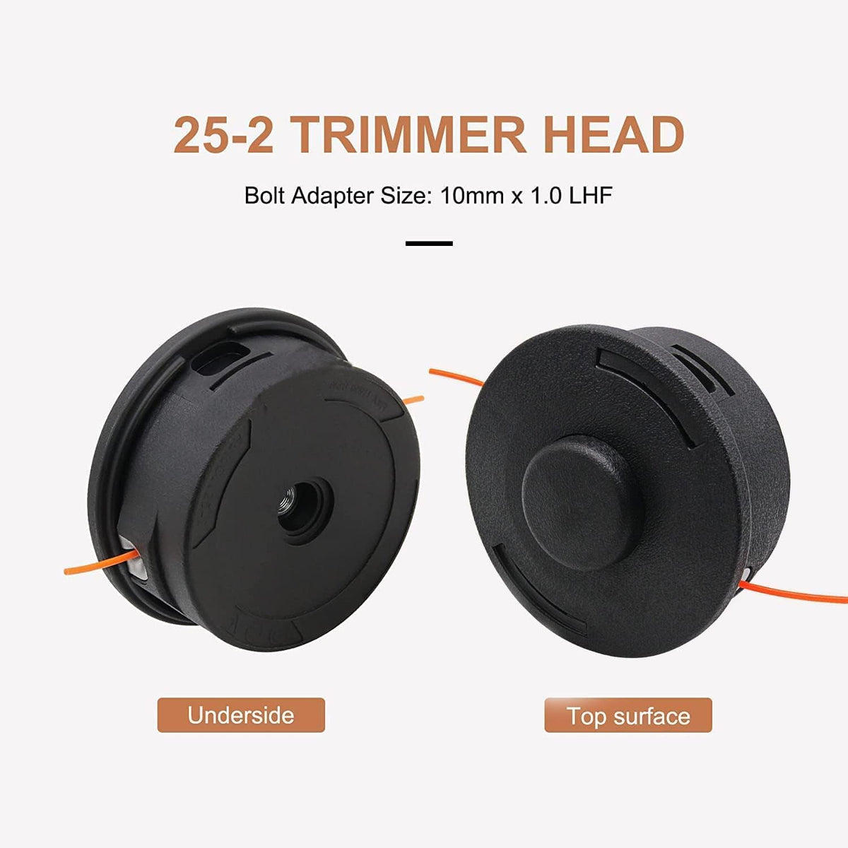 Powswopx 25-2 thread size 10mm x 1.0 LH for easy install