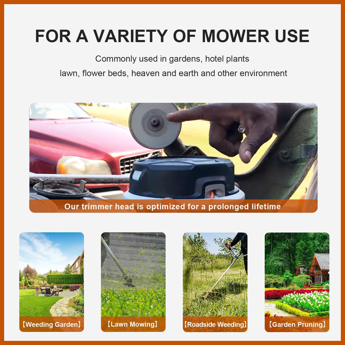 Compact design aids maneuverability around trees and fences