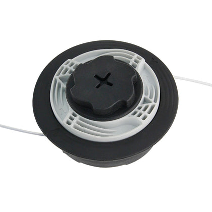 Powswopx C6-2 trimmer head, brand-new, ready for quick lawn maintenance and edge trimming.
