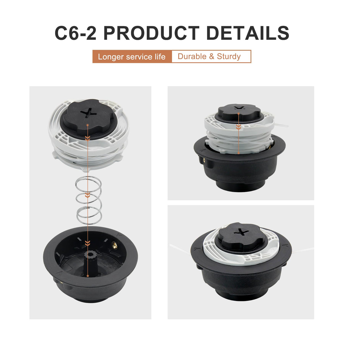 Powswopx C6-2 uses M8x1.25 threads with multiple line options.