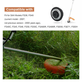 Ideal for use around trees, edges, walls, and fences.