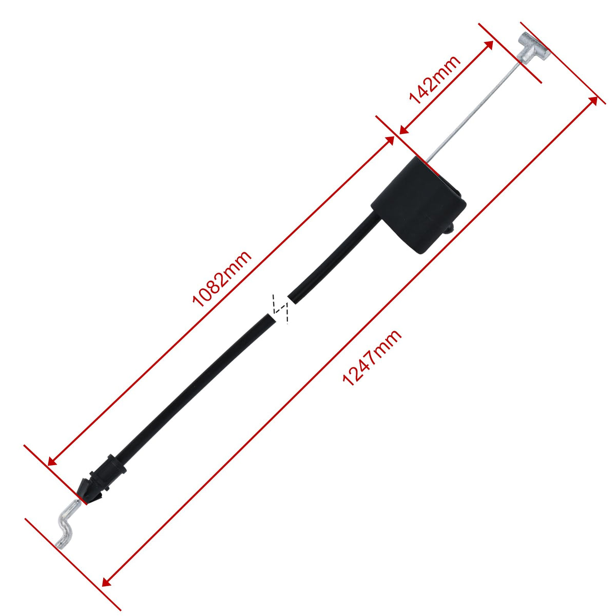 Powtol 49-1/2 inch cable length highlight